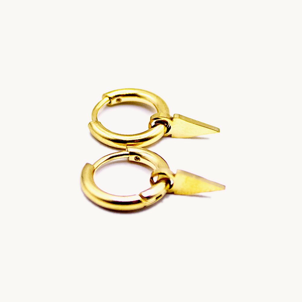 Créoles Angèle triangle – Câlin Jewelry
