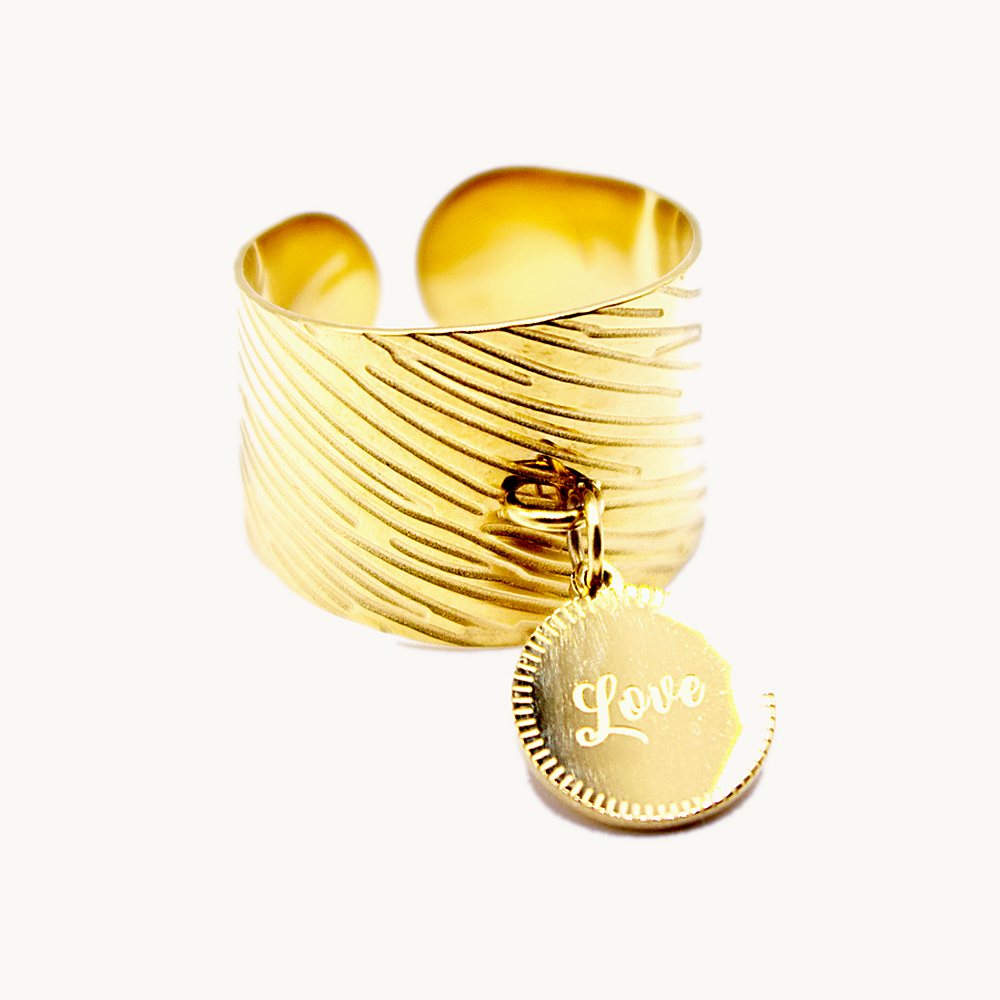 Bague Clara « Love » – Câlin Jewelry