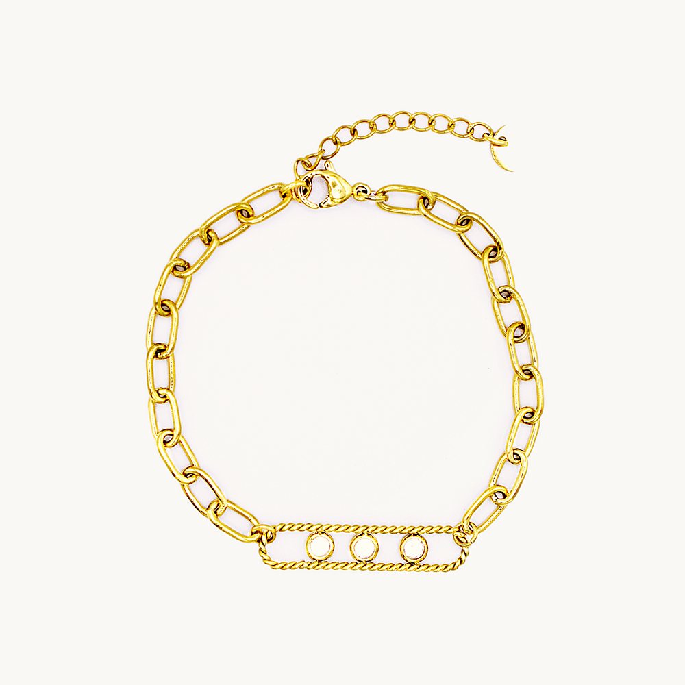 Bracelet Lilas strass – Câlin Jewelry