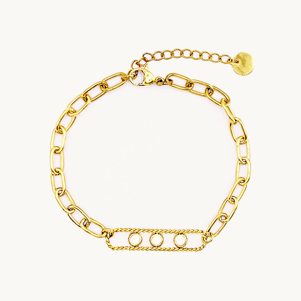 Bracelet Lilas strass – Câlin Jewelry