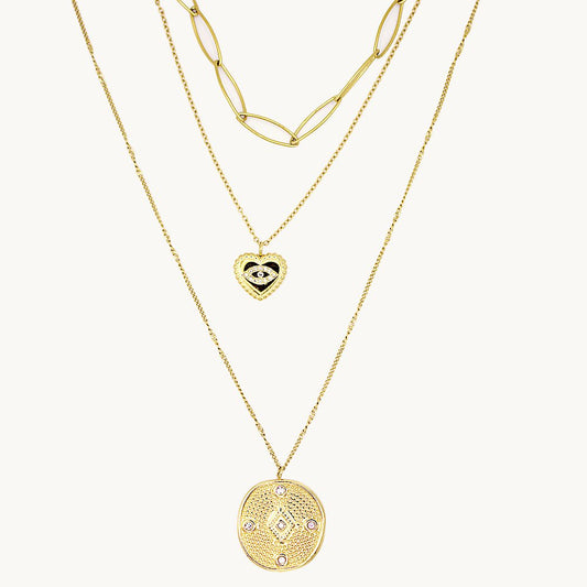 Collier Ana 3 rangs – Câlin Jewelry