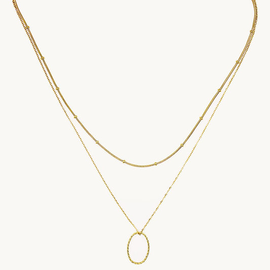 Collier Julia double chaîne – Câlin Jewelry