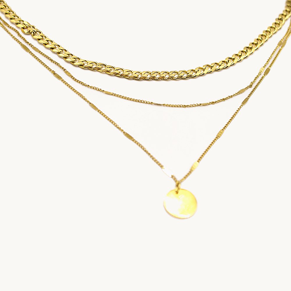 Collier Mia triple chaîne – Câlin Jewelry