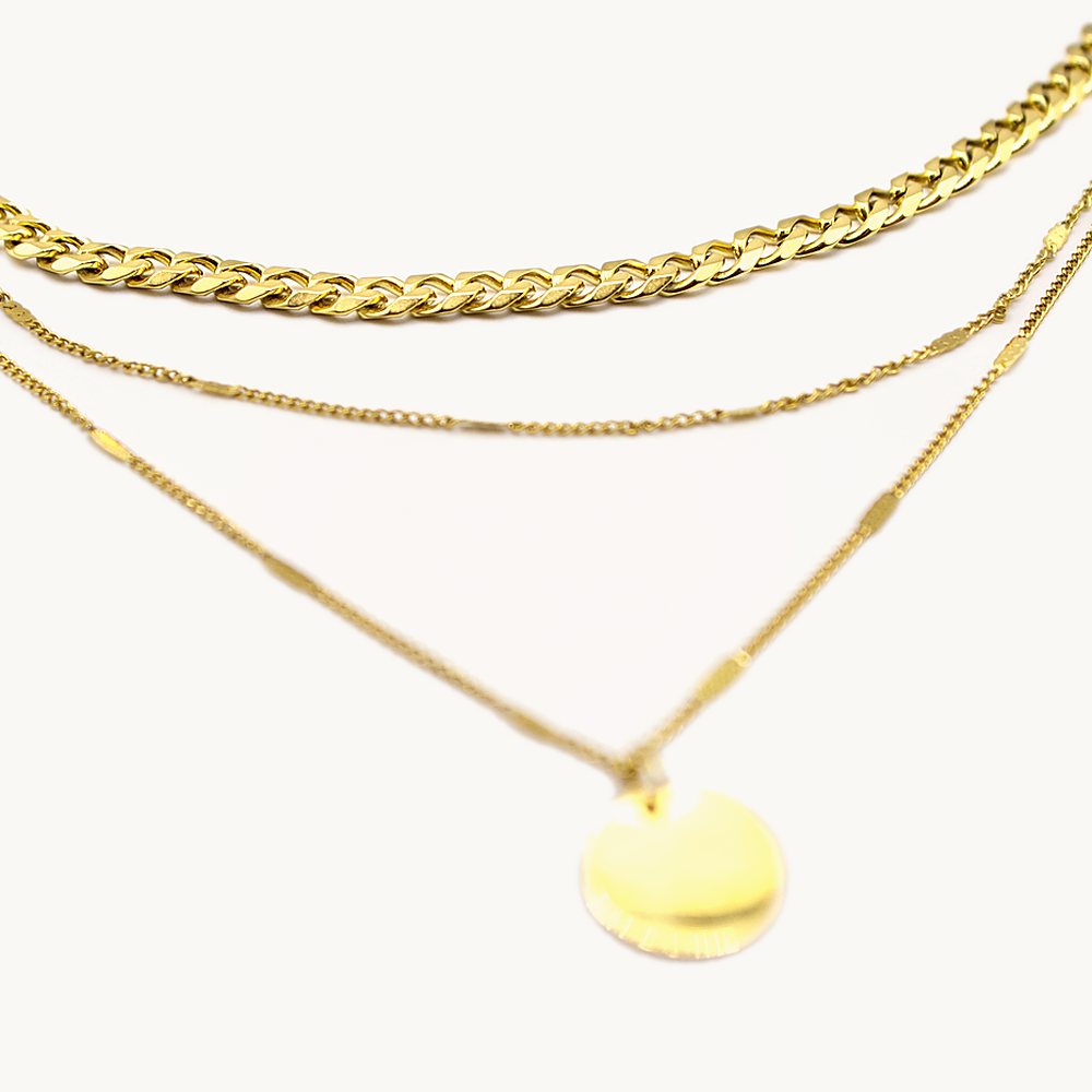 Collier Mia triple chaîne – Câlin Jewelry