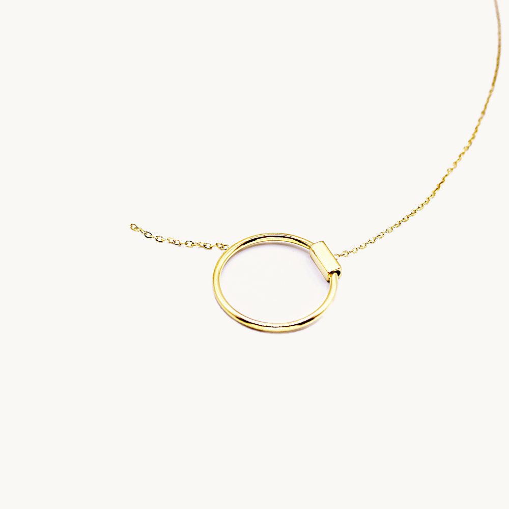 Collier Stella cercle fin – Câlin Jewelry